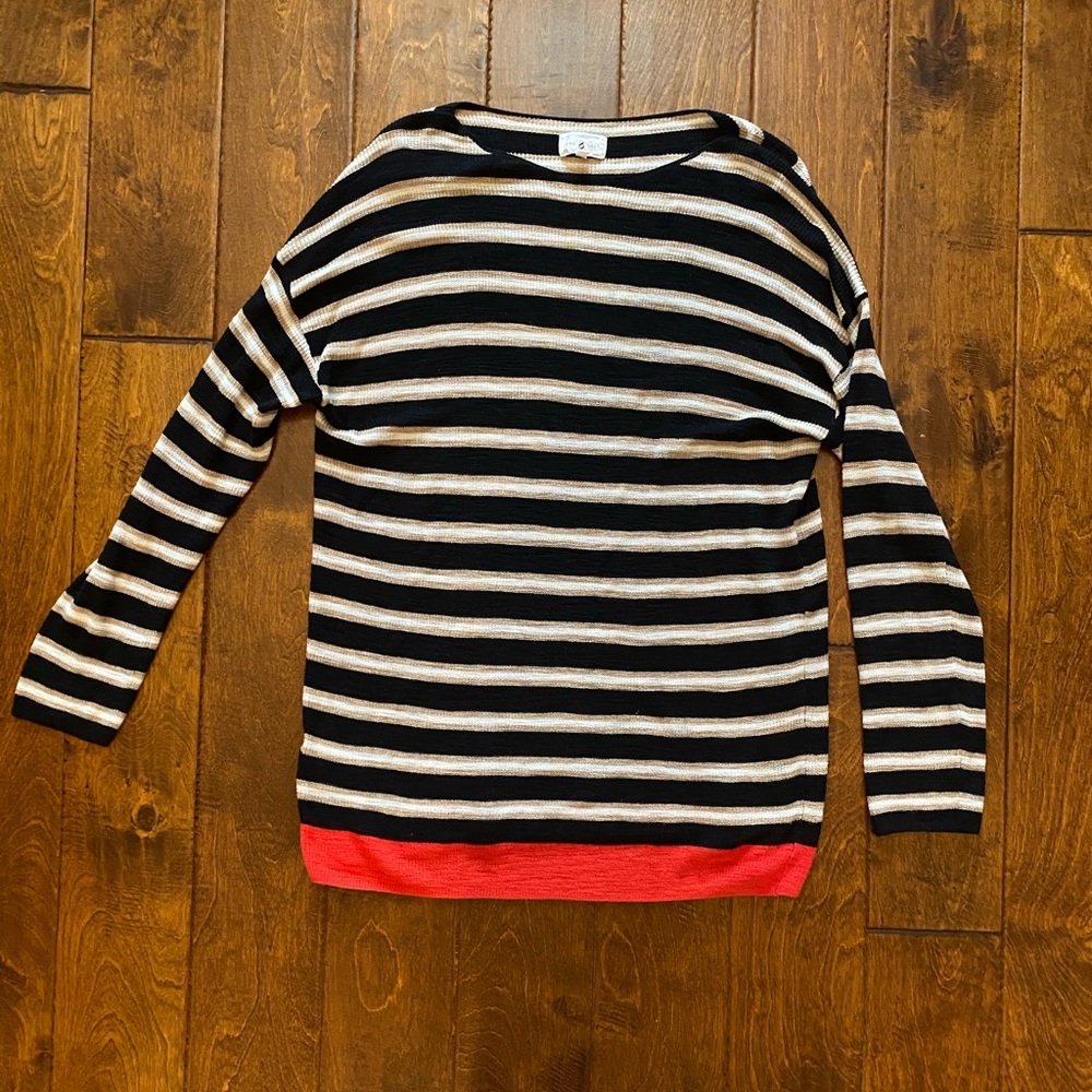 LOFT striped sweater. Size Medium